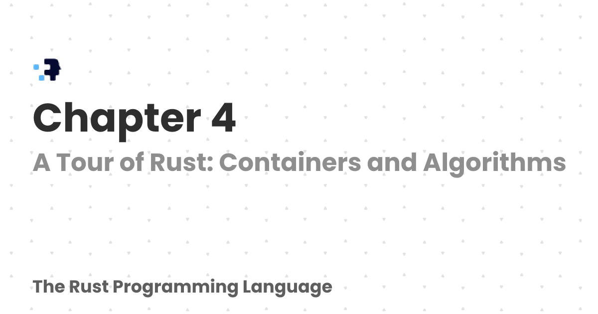 Chapter 4 | The Rust Programming Language